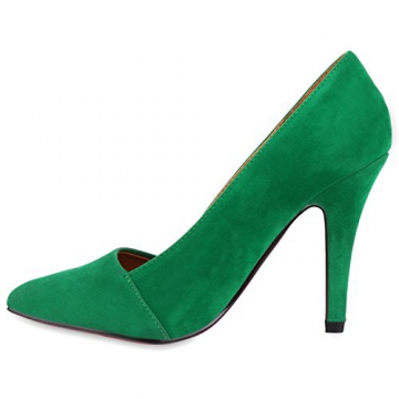 DAMEN SCHUHE 108977 PUMPS GRÜN 39 - 2