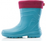 Lemigo Gummistiefel Jessy 800 (Hellblau/Rosa, 41) - 1