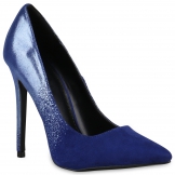 Damen Pumps High Heels - Blau