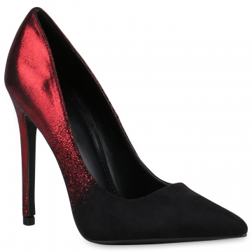 Damen Pumps High Heels - Rot