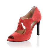 Alba Moda Peeptoe-Pumps rot Damen Gr. 37