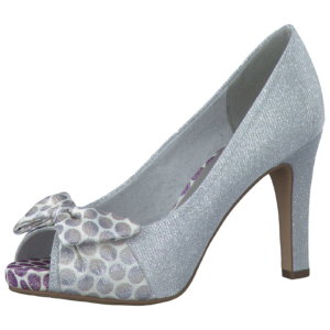 Tamaris Furbara Pumps silber Damen Gr. 38