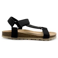 thies Herren vegan Sandalen Eco Bio Trek Obsidian Grau